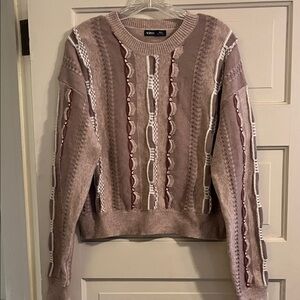 Cropped Crewneck Sweater